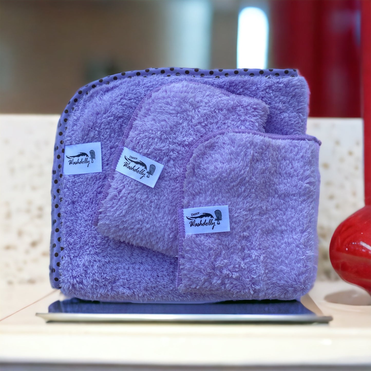 Washdolly Christmas Mixed Pack Purple
